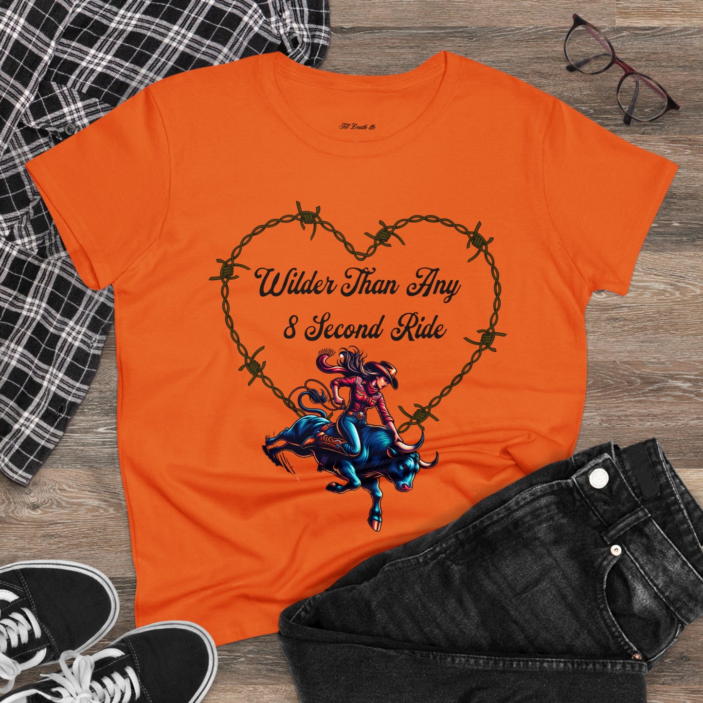 Wilder Than Any Women's Cowgirl Tee - Perfect for Rodeo Lovers