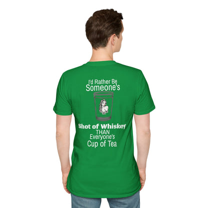 Whiskey Lover's Graphic T-Shirt with Playful Sayings