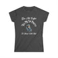 Funny Women's Coffee Tee - "Give Me Coffee, Tell Me I'm Pretty" - Cute Softstyle T-Shirt for Coffee Lovers