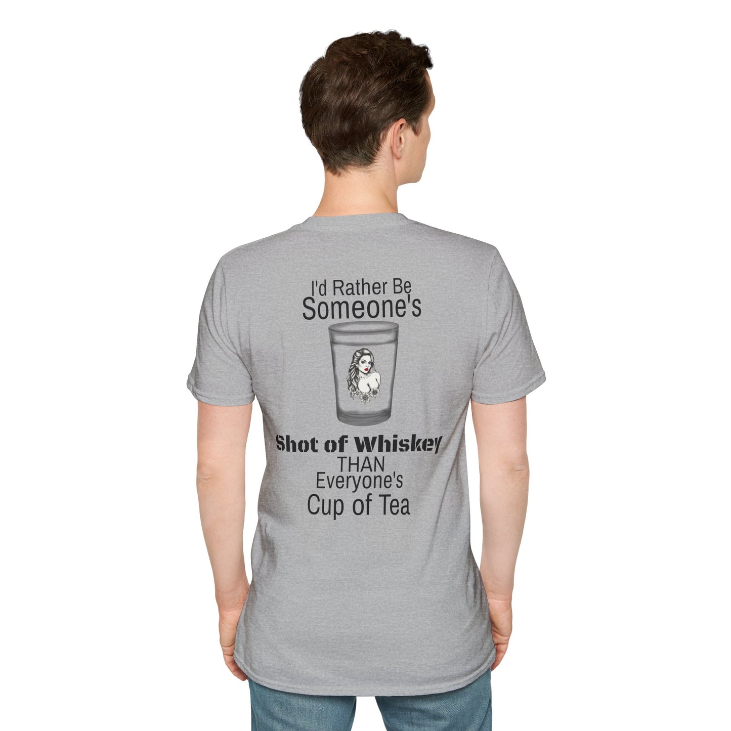 Whiskey Lover's Graphic T-Shirt with Playful Sayings