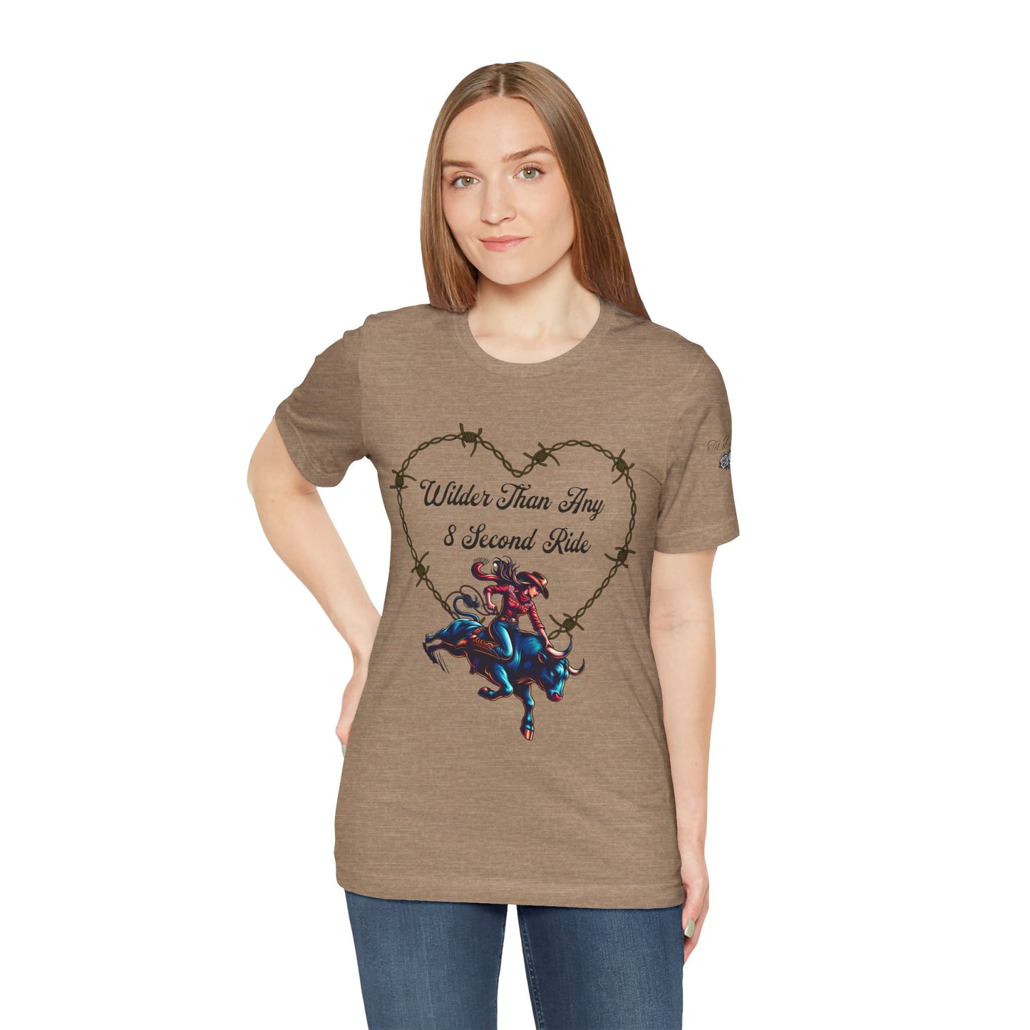 Wilder Than Any 8 Second Ride Unisex Tee - Perfect for Rodeo Fans