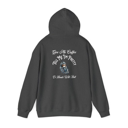 Coffee Lover Hoodie Sweatshirt - Give me Coffee and Tell me I'm Pretty