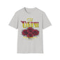 'Til Death with Bold Roses - Expressive Graphic Tee