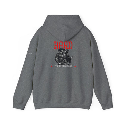 Unisex Heavy Blend Hooded Sweatshirt - "Ride It Hard" Graphic Design