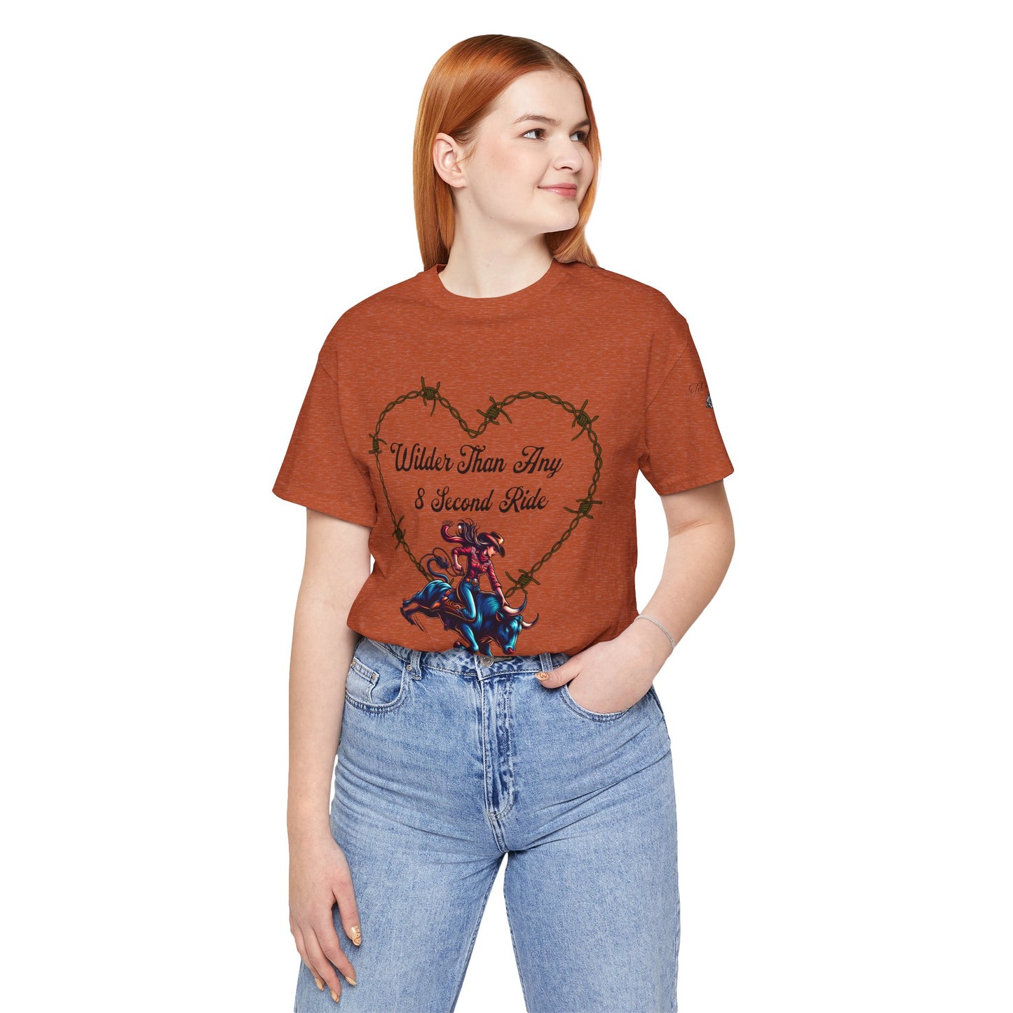 Wilder Than Any 8 Second Ride Unisex Tee - Perfect for Rodeo Fans