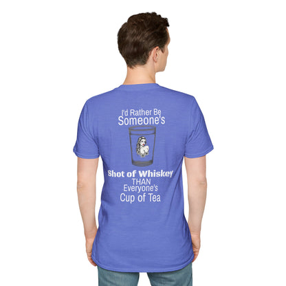 Whiskey Lover's Graphic T-Shirt with Playful Sayings