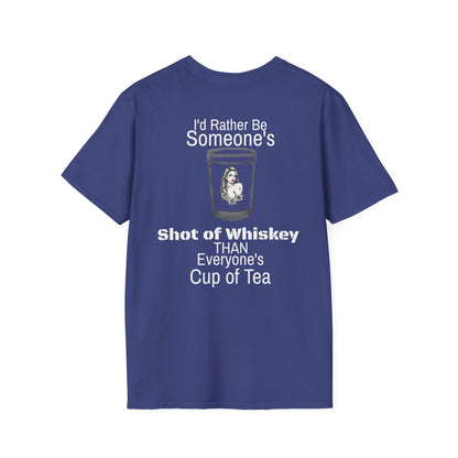 Whiskey Lover's Graphic T-Shirt with Playful Sayings