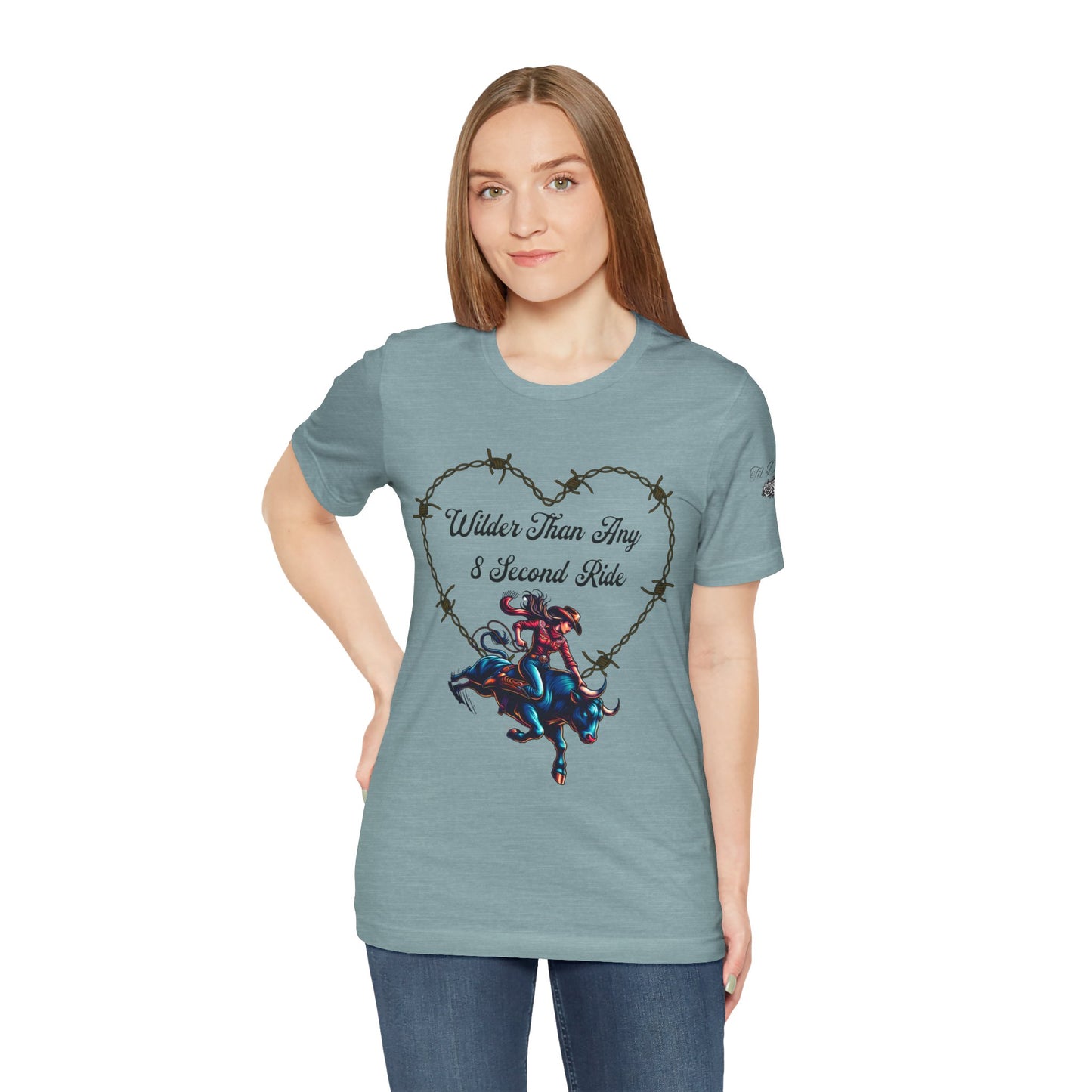 Wilder Than Any 8 Second Ride Unisex Tee - Perfect for Rodeo Fans