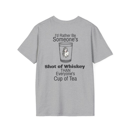 Whiskey Lover's Graphic T-Shirt with Playful Sayings