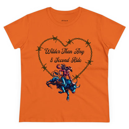 Wilder Than Any Women's Cowgirl Tee - Perfect for Rodeo Lovers