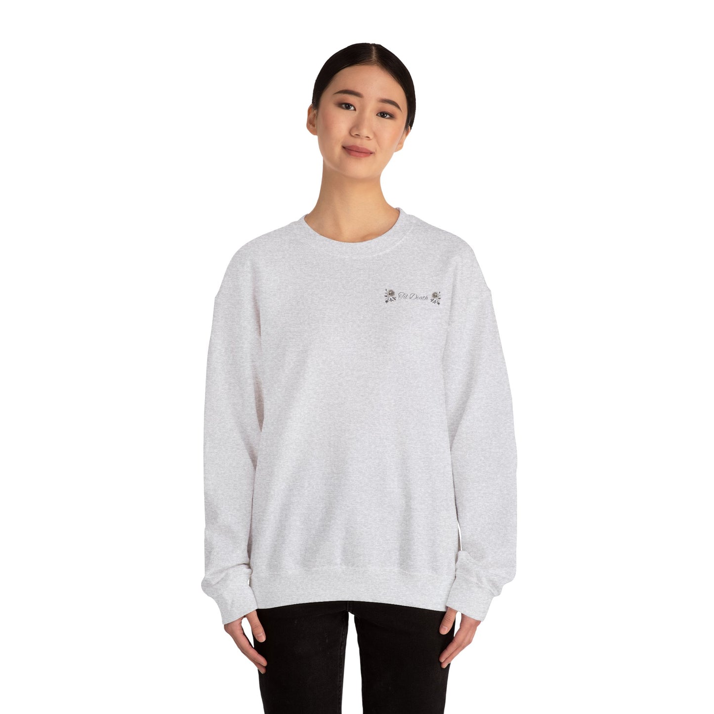 Cowgirl Escapades Crewneck Sweatshirt - Buckle Up Buttercup Design